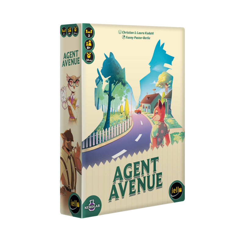 boite jeu de société agent avenue