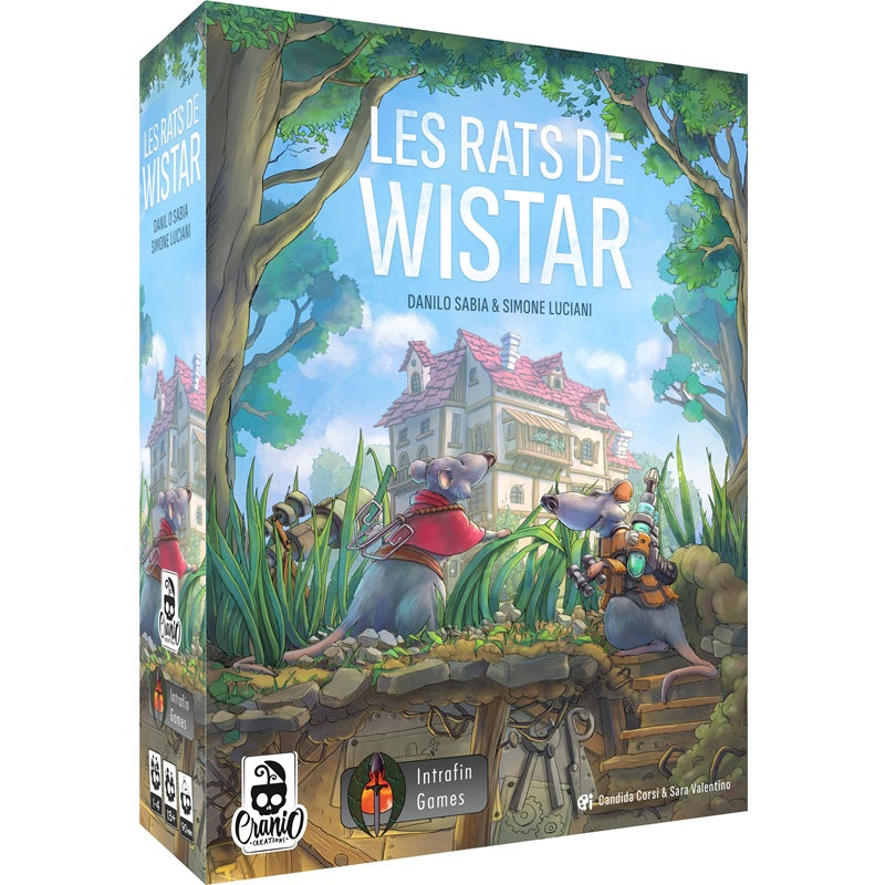 jeu de societe boite Les Rats de Wistar